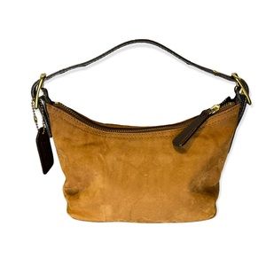 Coach Suede Tan Mini Bag